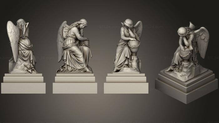 Статуи античные и исторические (Статуя 107, STKA_1558) 3D модель для ЧПУ станка